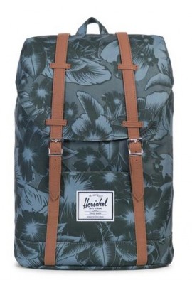 Herschel Retreat Backpack - Jungle Floral Green